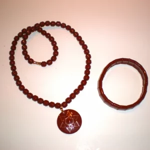 Tourmaline Crystal Necklace and Bracelet